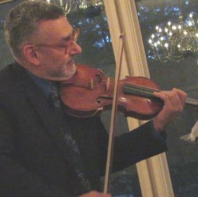 Violist ​Charles Pikler ​at Amichai's High Holiday Services